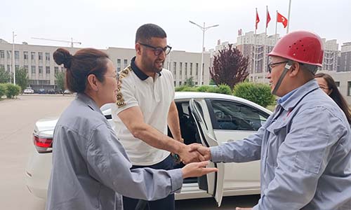 Client from Iraq visited Beixin Machinery